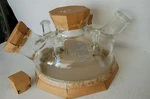 New Duran Glass Pilot Reactor Cover Lid Top 7-NECK Qvf De Dietrich SK34699. Fixed Price $285.60.
