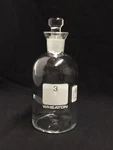 Wheaton 300ML Bod Bottle, Apothecary Borosilicate Glass With Head Stopper. Fixed Price $600.00.