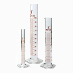 Karter Scientific 3 Piece Glass Cylinder Set 50 100 Ml, Hex Base. Fixed Price $18.80.