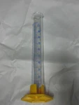 Kimble Chase Kimax Single Blue Metric Scale Graduated Cylinder. Fixed Price $13.00.