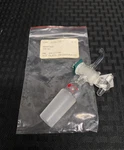 New Ace Glass 24/40 Joint Flask Adapter W/ Bent Tip 2MM Bore Stopcock, 5292-18. Fixed Price $64.99.