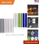 Versatile 4-INCH Heat Resistant Glass Tubes Perfect For Crafts & Research. Fixed Price $19.98.