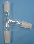 Pyrex Adapter Connecting 75' Angle 24/40 & 10/30 Free Shipping W-1. Fixed Price $16.00.