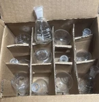 Lss Glass 25ML Erlenmeyer Flask With Ground Mouth, Clear, 12 Pk. Fixed Price $24.85.
