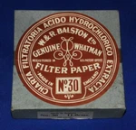 Filter Paper Circles Number 30 Box Whatman Un-opened 11.0 Cm & Balston. Fixed Price $21.88.