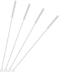 Gfdesign Drinking Straw Cleaning Brushes Set 17" Extra Long Transparent Nylon. Fixed Price $13.56.