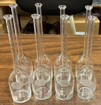 Set Of 8: Kimble 10% Babcock Bottles (for Milk Testing) - Very Clean!. Fixed Price $18.00.