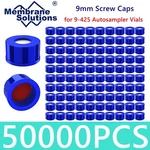 50000PCS 2ML Vial Caps 9MM Screw Top White Silicone/red Ptfe Septa 9-425 Hplc Gc. Fixed Price $1519.99.