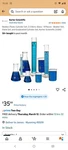 Karter Scientific 9-PIECE Borosilicate Glass Beaker Flask Cylinder Set. Fixed Price $20.00.