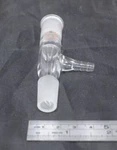 Kimble Kontes Vertical Vacuum Connecting Adapter, 14/20 Joints, #276750-0000. Fixed Price $20.62.