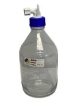 Simax 2000ML Plastic-coated Glass Graduated Media Storage Bottle W/ GL-45 Cap. Fixed Price $39.99.