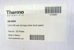 Thermo Scientific AB-0859 0.8 Ml, 96 Well Storage Plates (case Of 50). Fixed Price $79.99.