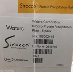 Box Of 5 Pall Waters Sirocco Protein Precipitation Microplate 1860002448. Fixed Price $249.99.