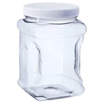 Hudson Exchange 1/2 Gallon Plastic Grip Jar With Cap (6 Pack), Food Grade Bpa.... Fixed Price $39.94.