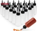 Juvale Round Squeeze Bottles - Precision Sauce Containers Oil Dispenser & Sala. Fixed Price $25.49.