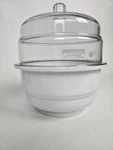 Bel-art Space Saver Polycarbonate Vacuum Desiccator 0.09 Cu. Ft. F42010-0000. Fixed Price $120.00.