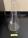 Corning Pyrex 4000ML Glass Graduated Heavy Duty Rim Erlenmeyer Flask 4980-4L. Fixed Price $40.00.