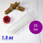 25 Empty 1.5OZ Frosted Pe Tubes Squeeze Cosmetic Cream Lotion Travel Bottles B3. Fixed Price $11.99.