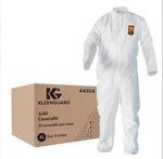 25 Coveralls Kleenguard A40 Disposable Size Xl White New In Box. Fixed Price $70.00.