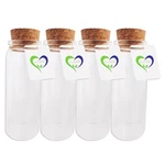 Elysaid 4PCS Of 150 Ml Empty Clear Glass Bottles Vials 47*120*33MM,. Fixed Price $22.99.