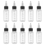 Patikil 1OZ(30ML) Plastic Dispensing Bottle, 10PCS Squeeze Oz, Clear Black. Fixed Price $15.17.