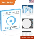 Lab-grade 18.5CM Qualitative Filter Paper 100 Discs For Air Quality Testing. Fixed Price $47.49.