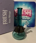 New 8.5" Fresh Glass Beaker Water Pipe Hookah American Made Thick Quality Teal. Fixed Price $34.99.