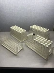 Nalgene Polypropylene General Purpose Test Racks 16MM 40 Holes-w Tubes. Fixed Price $13.85.