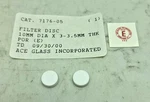 2 Pack Ace Glass 7176-05 Filter Disc Porosity Diameter New. Fixed Price $21.99.