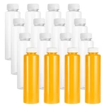 Juice Bottles Ounce Clear Plastic Disposable Caps RESTAURANTWARE-16. Fixed Price $179.99.