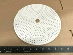 Coors Usa 230MM (9 In) Porcelain Desiccator Perforated Plate W/ 3MM Holes. Fixed Price $25.00.
