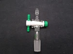 Chemglass Straight Inlet Flow Control Adapter Ptfe Stpk 14/20 Jt. CG-1029. Fixed Price $27.99.