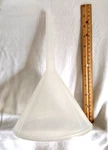 Nalgene 158 Mm Polypropylene Ribbed 60 Analytical Funnel, 152 Long Stem. Fixed Price $14.00.