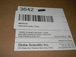 Globe Scientific 3642 Polypropylene Tri-corner Beaker Graduated 250ML Cap. (100). Fixed Price $50.00.