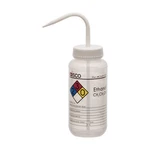 Ethanol Wash Bottle, 500ML Wide Mouth, Pre-labeled Ldpe Eisco Labs. Fixed Price $12.99.
