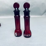 Kimble Ray-sorb Volumetric 5 Ml Amber Glass With Stopper Total Of 6 Flasks. Fixed Price $300.00.