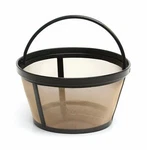 New Pack GTF2-1 Basket-style Whit Handle Gold Tone Permament Filter 10-12 Cup. Fixed Price $12.99.