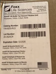 Case Autofil Ss 1000ML Rapid Flow Bottle Top Filter 0.22 Sterile 12PCS. Fixed Price $150.00.