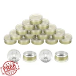 Uxcell 20MM Flip Off Caps Seals For Glass Vials - 200PCS Clear/green. Fixed Price $34.99.