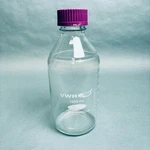 Kimax Vwr Pyrex Schott Fisher Glass Media Bottles W/ GL45 Cap - Lot Of 12. Fixed Price $225.00.