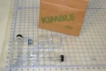 1 Dozen Glass Bottles Usa Made Kimble Vintage With Lids 6". Fixed Price $12.99.