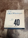 Whatman Grade 40 Quantitative Ashless Filter Paper Circles 11.0 Cm 100 Ct Open. Fixed Price $20.00.