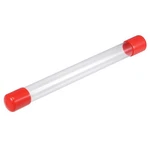 Clear Storage Tube 0.8" X 9" For Bead Containers, Craft, Diy With Red Caps. Fixed Price $17.28.