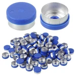 15MM Flip Off Caps, 100 Pack Top Vial Seals Plastic-aluminum, Blue. Fixed Price $17.70.