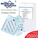 10000PCS Mce Gridded Membrane Filter 47MM 0.45UM Mixed Cellulose Ester Sterile. Fixed Price $1671.99.