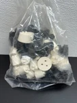 Vwr Rubber Stopper Mixed Lot Cat No 59586-160. Fixed Price $73.91.