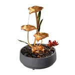 Indoor Tabletop Fountain Exquisite Meditation Desk Water Decorative .... Fixed Price $59.19.