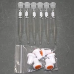 (6) Kimax Kimble Glass Centrifuge Tubes 45199-12, 13ML, Heavy Duty Conical. Fixed Price $139.95.