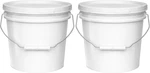 2-GALLON Bucket With Airtight Lid Made In Usa, Food Grade Bpa Free Plastic, He. Fixed Price $33.99.