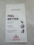 Royal Maroc Airlines Barf Bag. Disposal Sickness Bags New. Collection. Fixed Price $5.50.